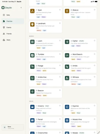 iPad: the Practice library