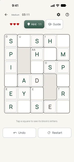 Loom: a crossword with no clues