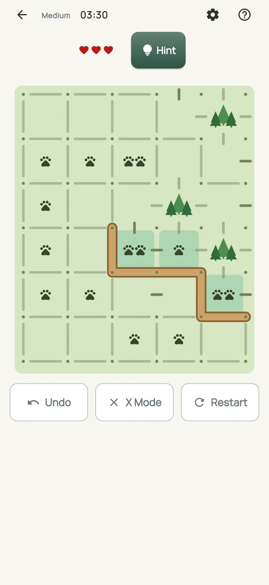 Trailhead on iPhone: a board in progress