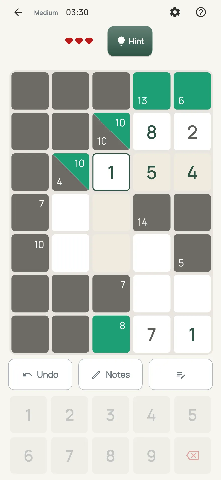 Tally on iPhone: a board in progress