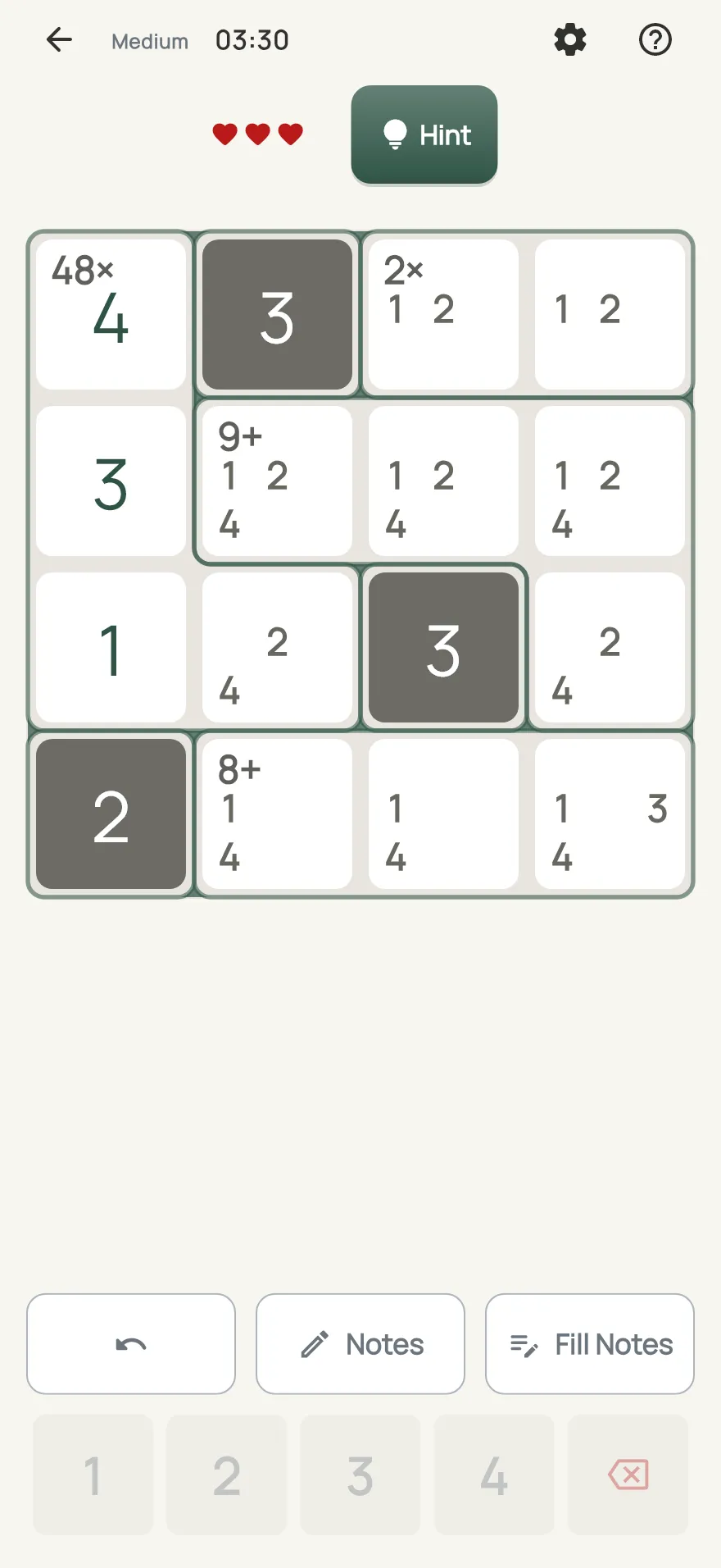 Abacus on iPhone: a board in progress