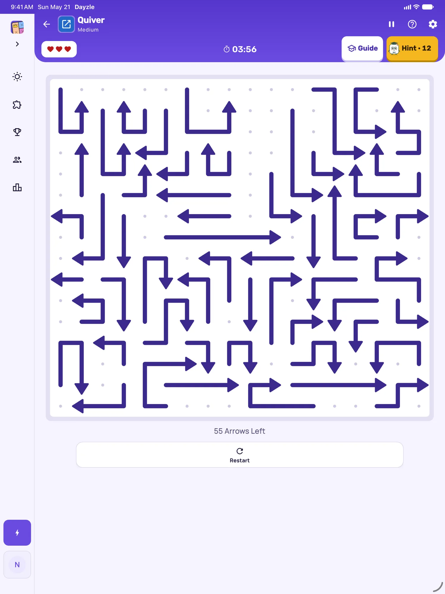 Quiver on iPad: a board in progress