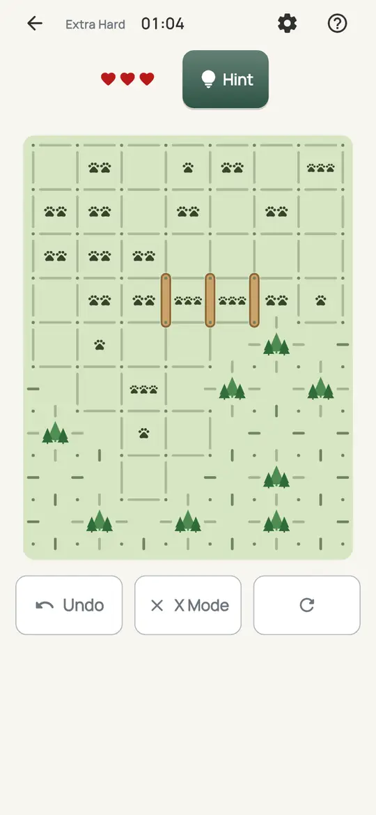 Trailhead: the hint teaching Follow the Trail on a real board. Find a marker the trail runs into with only one way out left open. The trail leaves that way.